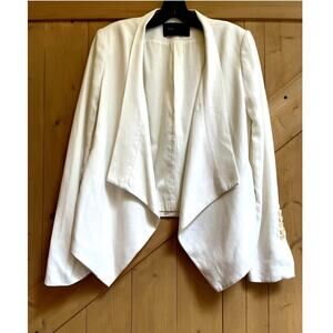 BCBG Maxazria White Blazer Size Small